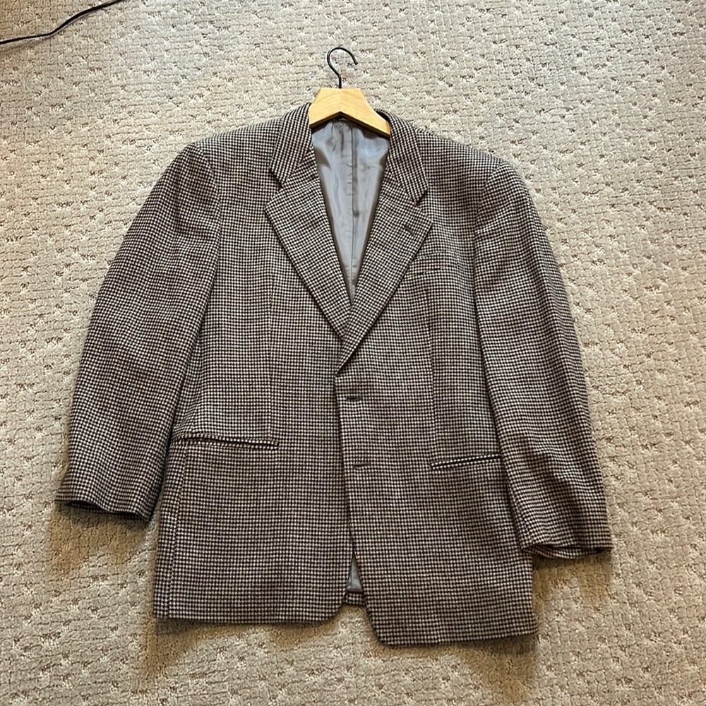 Vintage 1990s Giorgio Armani Check Blazer 42